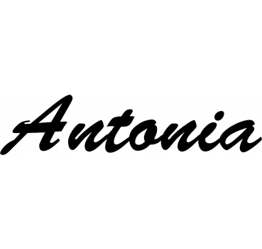 Antonia - Schriftzug aus Birke-Sperrholz