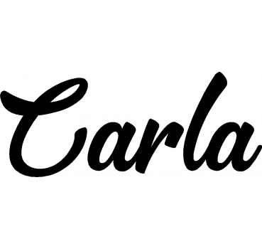 Carla - Schriftzug aus Birke-Sperrholz