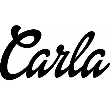 Carla - Schriftzug aus Birke-Sperrholz