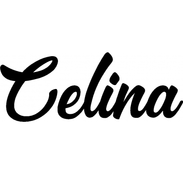 Celina - Schriftzug aus Birke-Sperrholz