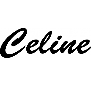 Celine - Schriftzug aus Birke-Sperrholz