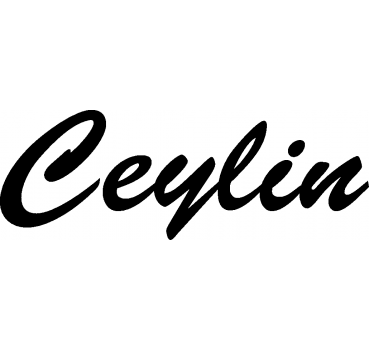 Ceylin - Schriftzug aus Birke-Sperrholz