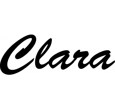 Clara - Schriftzug aus Birke-Sperrholz