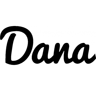 Dana - Schriftzug aus Birke-Sperrholz