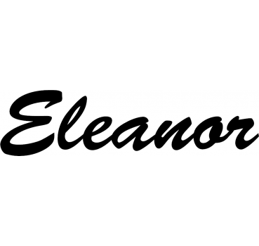 Eleanor - Schriftzug aus Birke-Sperrholz