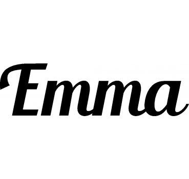 Emma - Schriftzug aus Birke-Sperrholz