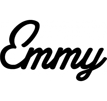 Emmy - Schriftzug aus Birke-Sperrholz