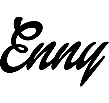 Enny - Schriftzug aus Birke-Sperrholz
