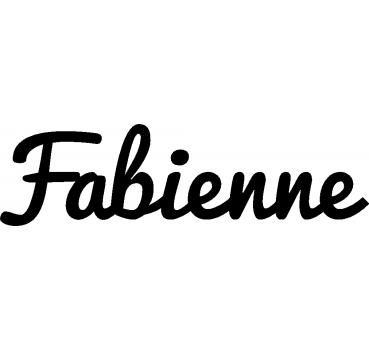 Fabienne - Schriftzug aus Birke-Sperrholz