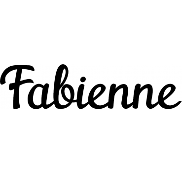 Fabienne - Schriftzug aus Birke-Sperrholz