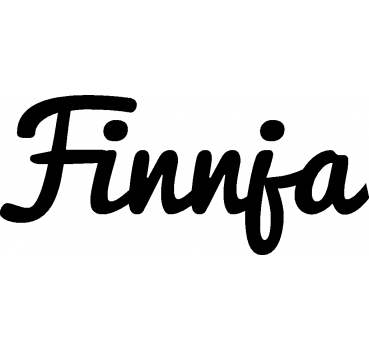 Finnja - Schriftzug aus Birke-Sperrholz