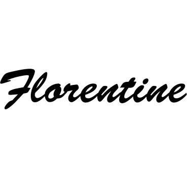 Florentine - Schriftzug aus Birke-Sperrholz