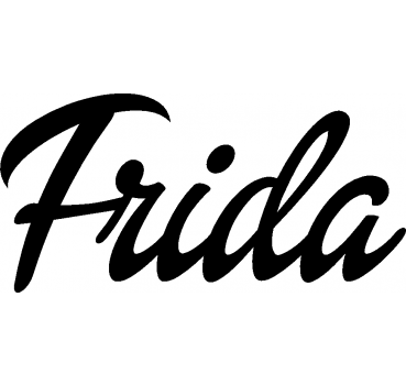 Frida - Schriftzug aus Birke-Sperrholz