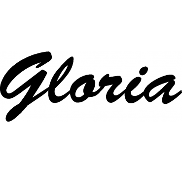 Gloria - Schriftzug aus Birke-Sperrholz