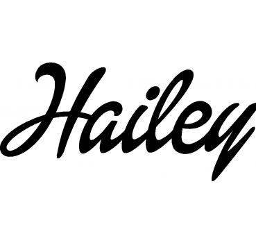 Hailey - Schriftzug aus Birke-Sperrholz