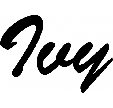 Ivy - Schriftzug aus Birke-Sperrholz