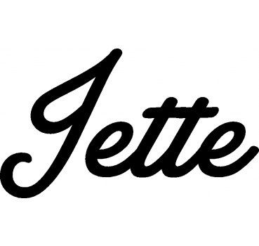 Jette - Schriftzug aus Birke-Sperrholz