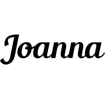 Joanna - Schriftzug aus Birke-Sperrholz