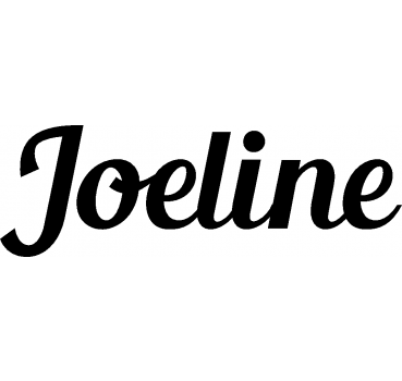 Joeline - Schriftzug aus Birke-Sperrholz