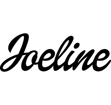 Joeline - Schriftzug aus Birke-Sperrholz