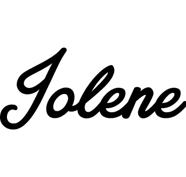 Jolene - Schriftzug aus Birke-Sperrholz