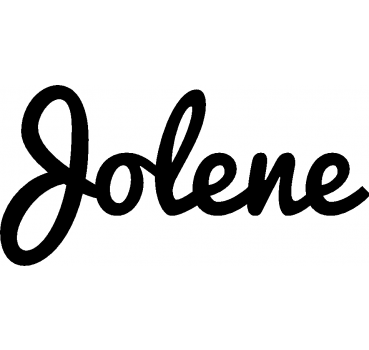 Jolene - Schriftzug aus Birke-Sperrholz