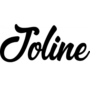 Joline - Schriftzug aus Birke-Sperrholz