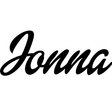 Jonna - Schriftzug aus Birke-Sperrholz
