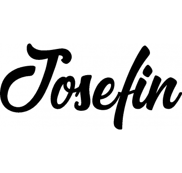 Josefin - Schriftzug aus Birke-Sperrholz