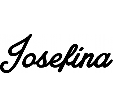 Josefina - Schriftzug aus Birke-Sperrholz