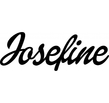 Josefine - Schriftzug aus Birke-Sperrholz