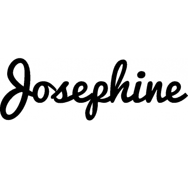 Josephine - Schriftzug aus Birke-Sperrholz