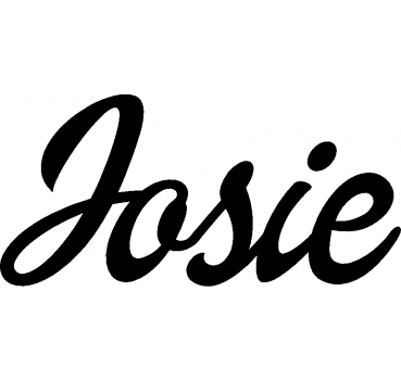 Josie - Schriftzug aus Birke-Sperrholz