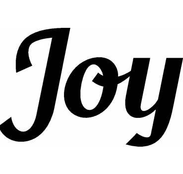 Joy - Schriftzug aus Birke-Sperrholz