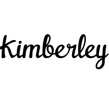 Kimberley - Schriftzug aus Birke-Sperrholz