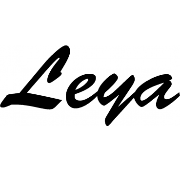Leya - Schriftzug aus Birke-Sperrholz