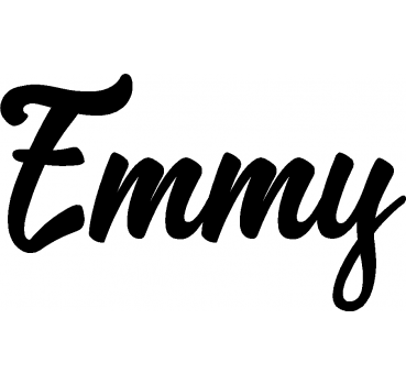 Emmy - Schriftzug aus Buchenholz