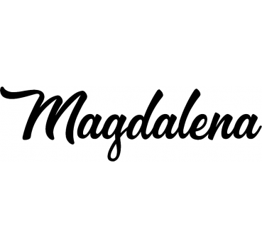 Magdalena - Schriftzug aus Buchenholz