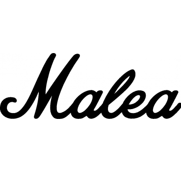 Malea - Schriftzug aus Buchenholz