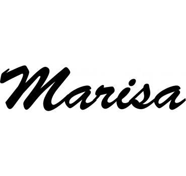 Marisa - Schriftzug aus Buchenholz