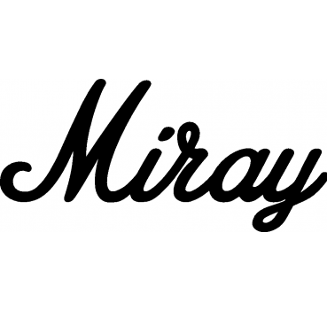 Miray - Schriftzug aus Buchenholz