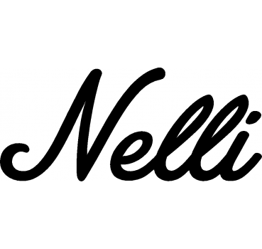 Nelli - Schriftzug aus Buchenholz