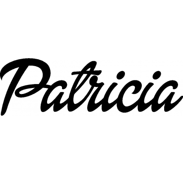 Patricia - Schriftzug aus Buchenholz