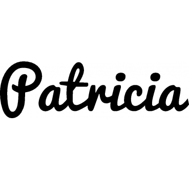 Patricia - Schriftzug aus Buchenholz