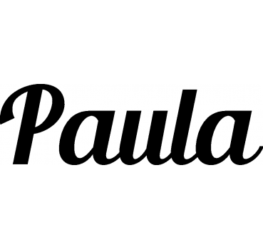 Paula - Schriftzug aus Buchenholz