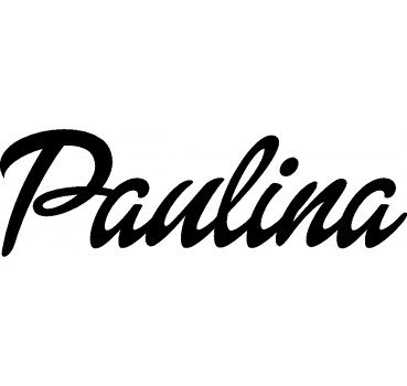 Paulina - Schriftzug aus Buchenholz
