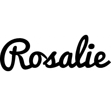 Rosalie - Schriftzug aus Buchenholz
