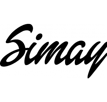 Simay - Schriftzug aus Buchenholz