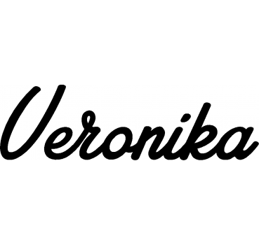 Veronika - Schriftzug aus Buchenholz