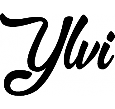 Ylvi - Schriftzug aus Buchenholz